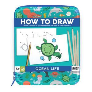 How to Draw Ocean Life -- Petit Collage